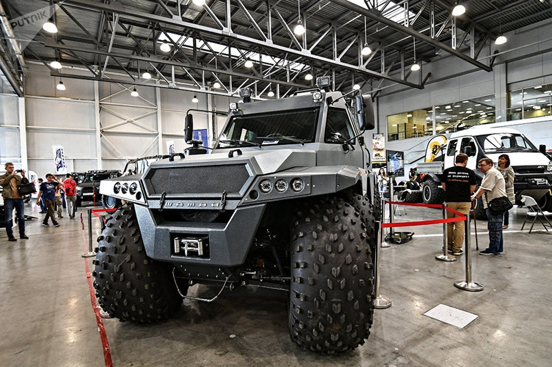 nhung mau xe dia hinh an tuong tai trien lam moscow off road show 2017