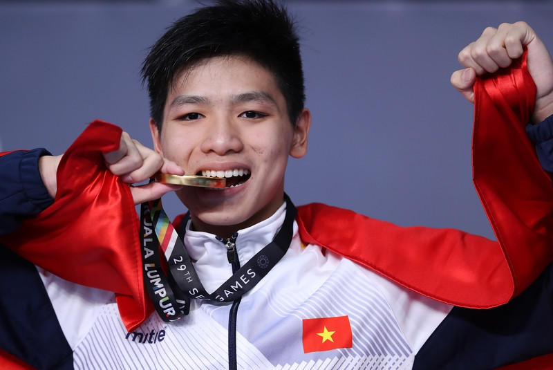 khoanh khac vang cua vdv viet nam tai sea games 29