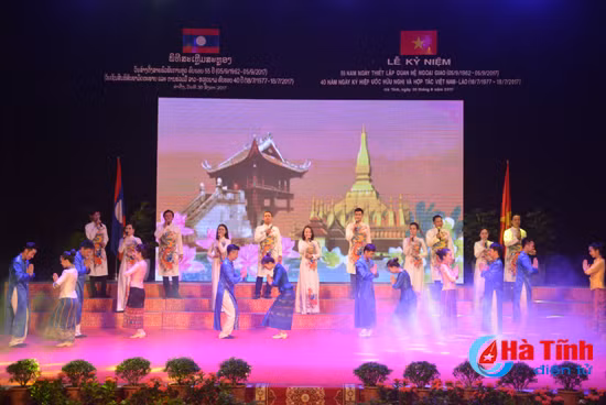 ha tinh long trong ky niem 55 nam ngay thiet lap quan he ngoai giao viet nam lao