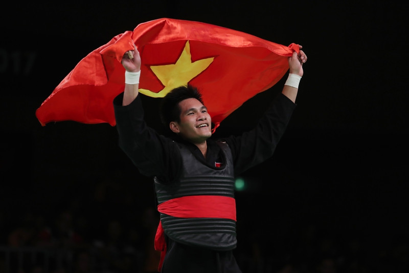 khoanh khac vang cua vdv viet nam tai sea games 29
