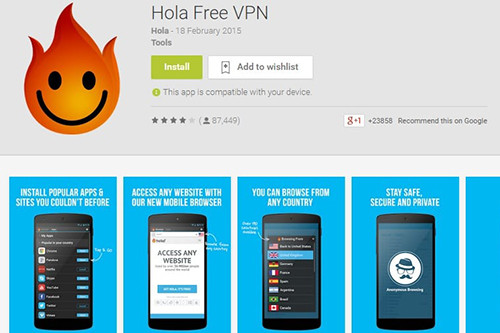 Một dịch vụ VPN trên di động. cai thien mang internet gia dinh khi dut cap quang the nao