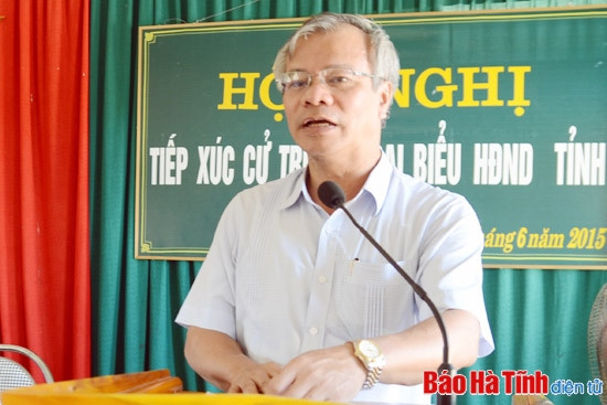 Cử tri Hà Tĩnh đề cập nhiều vấn đề thiết yếu về đời sống dân sinh ảnh 1