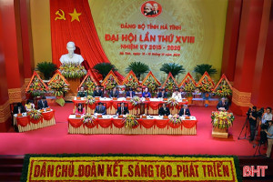 [Đảng bộ Hà Tĩnh qua các kỳ đại hội] Đại hội Đảng bộ tỉnh lần thứ XVIII