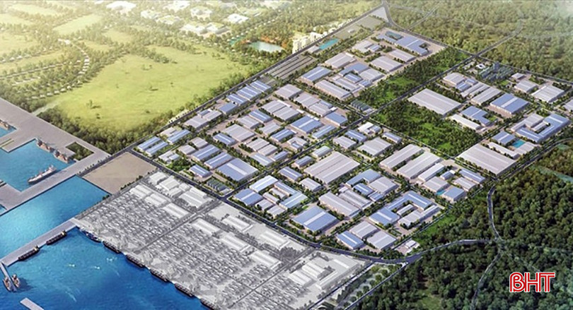 Thu hút các tập đoàn lớn vào đầu tư hạ tầng KCN, CCN sẽ tạo nên hạ tầng công nghiệp hiện đại, khắc phục những bất cập về môi trường, giảm chất thải. Trong ảnh: Phối cảnh Dự án đầu tư xây dựng và kinh doanh kết cấu hạ tầng khu công nghiệp Vinhomes Vũng Áng. bqbht_br_cong-nghiep-xanh-4.jpg