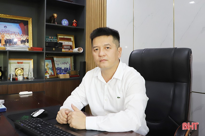 Ông Nguyễn Tiến Trình - Chủ tịch Hội Doanh nhân trẻ Hà Tĩnh. 13-8284.jpg