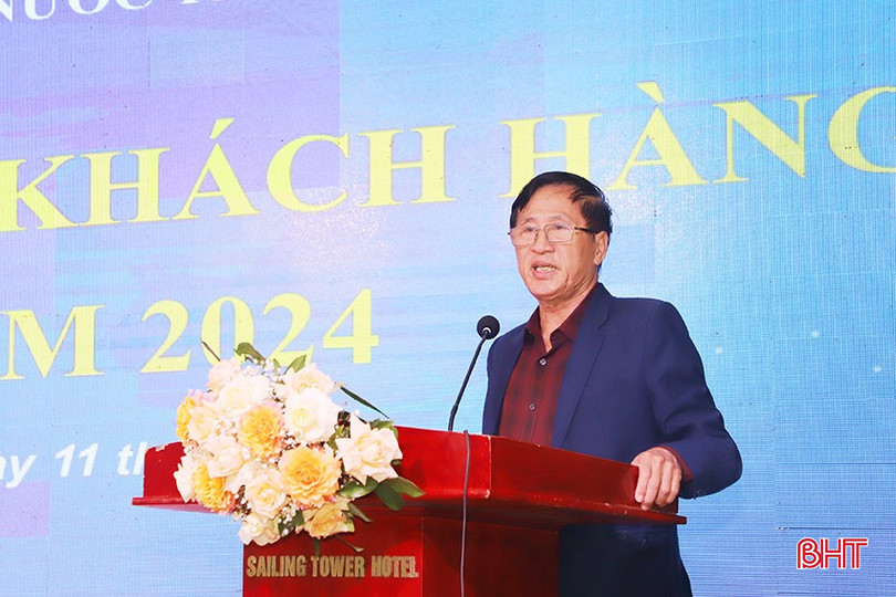 Ông Hoàng Văn Hòa – tổ dân phố 2, phường Trần Phú (TP Hà Tĩnh): Công ty CP Cấp nước Hà Tĩnh đã góp phần làm tốt hạ tầng thành phố; mang lại nguồn nước sạch ổn định để người dân sử dụng. bqbht_br_7.jpg