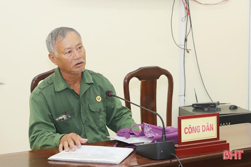 Ông Lê Văn Kỷ đề nghị công nhận liệt sĩ cho anh trai. ong ky.jpg
