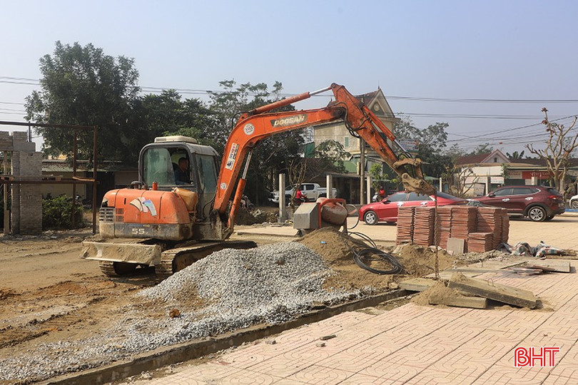 Dự án xây dựng hạ tầng khuôn viên trụ sở xã Kim Song Trường dự kiến hoàn thành vào tháng 5/2025. bqbht_br_2.jpg