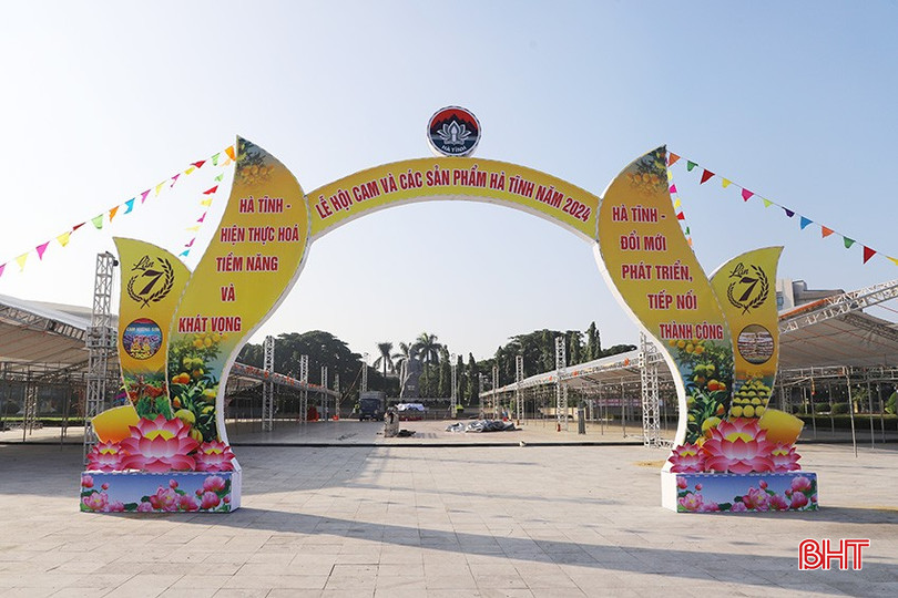 Lễ hội Cam và các sản phẩm Hà Tĩnh năm 2024 dự kiến diễn ra trong 3 ngày (từ 15 - 17/11) tại khu vực Quảng trường Trần Phú, TP Hà Tĩnh. bqbht_br_3.jpg
