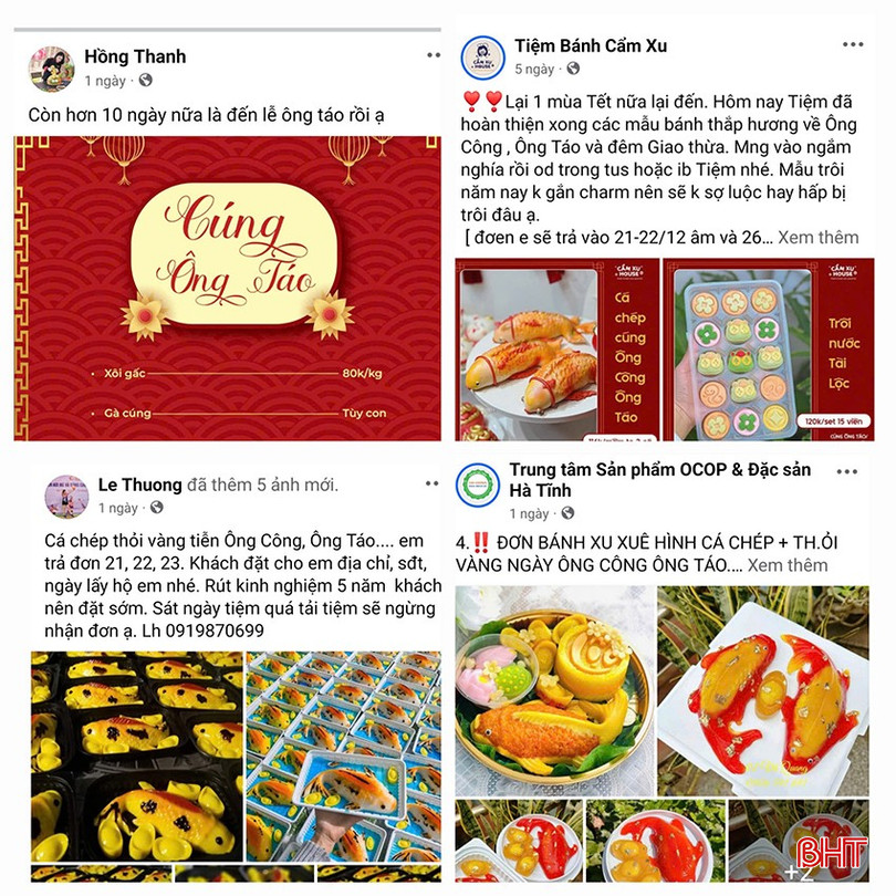 Các cơ sở kinh doanh đăng bài giới thiệu thực đơn mâm cúng, các lễ vật trên mạng xã hội để khách tham khảo và đặt hàng. bqbht_br_z6210899637533-0e1e4219d9c9d038001bae97832d40ed.jpg