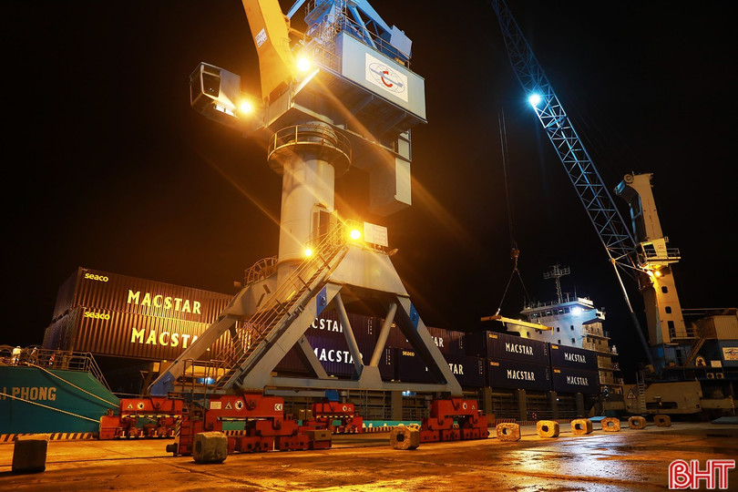Containertransportruten Hai Phong - Vung Ang - Hai Phong har gjennomført 5 togturer med et totalt laste- og lossevolum på 314 containere. image-6.jpg