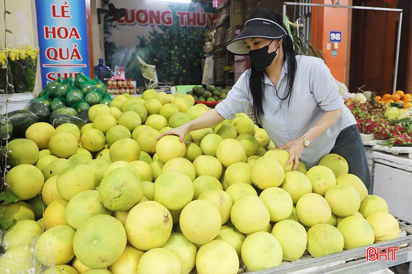 Với vị ngon ngọt, bưởi Phúc Trạch được nhiều người tiêu dùng lựa chọn. 5.jpg