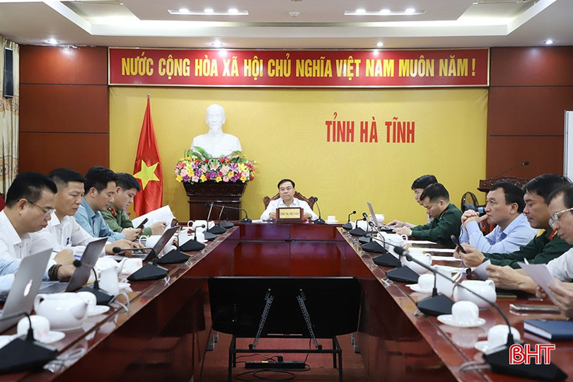 Lãnh đạo Sở NN&PTNT chủ trì điểm cầu Hà Tĩnh. bqbht_br_4.jpg