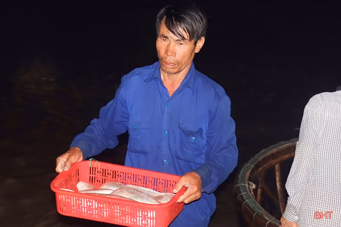 Chợ cá Cồn Gò nhộn nhịp sáng cuối tuần