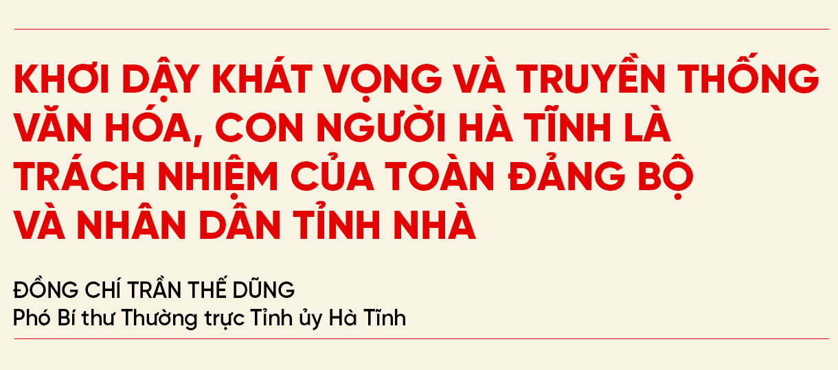 Nhân lên “sức mạnh mềm” văn hóa, khơi dậy khát vọng con người Hà Tĩnh (Bài 5): Nguồn lực “soi đường” trong giai đoạn mới ảnh 3 Nhân lên “sức mạnh mềm” văn hóa, khơi dậy khát vọng con người Hà Tĩnh (Bài 5): Nguồn lực “soi đường” trong giai đoạn mới
