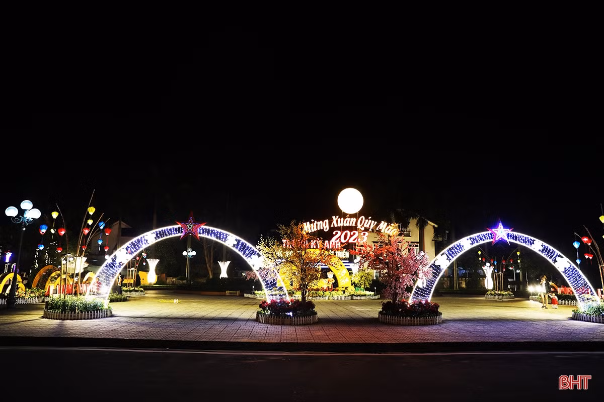 Xuân về rực rỡ trên đô thị trẻ phía Nam Hà Tĩnh