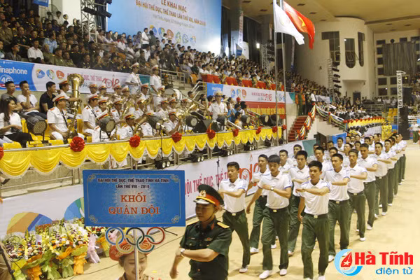 ha tinh khai mac trong the dai hoi tdtt lan thu viii