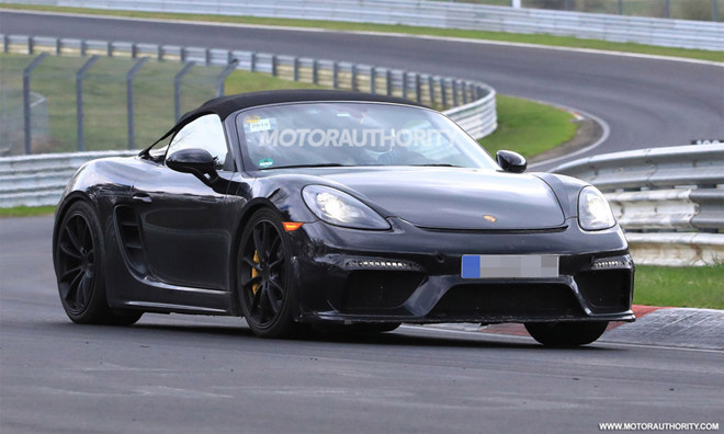 porsche 718 boxster spyder 2019 lo anh thu nghiem
