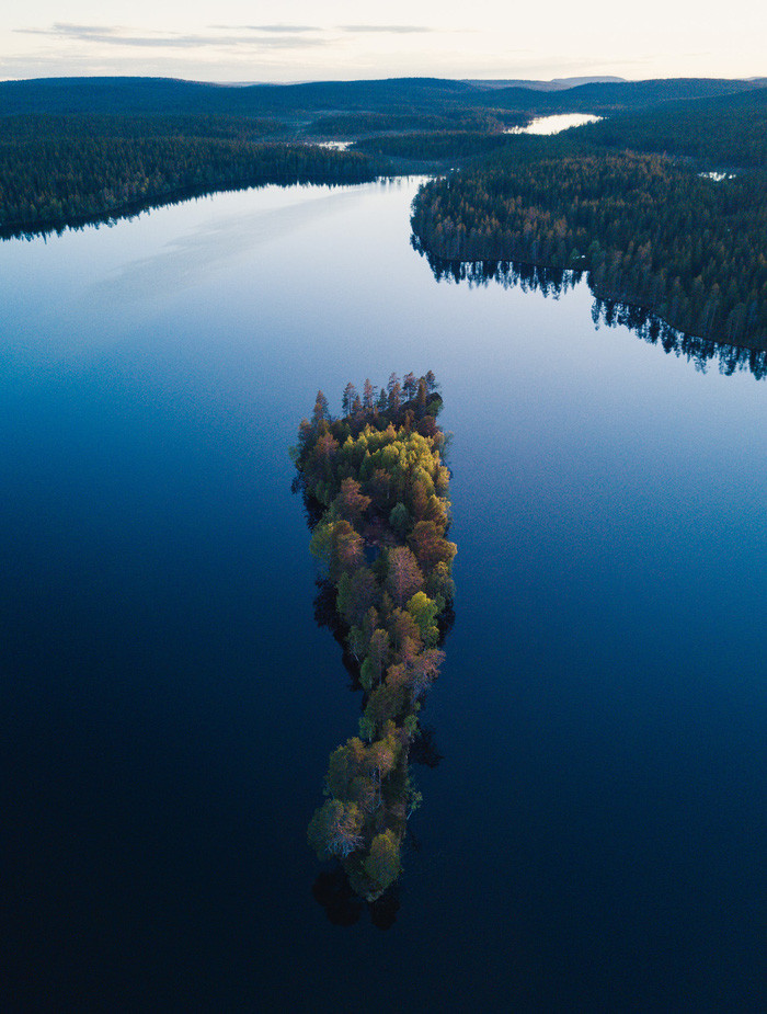 dao mua phan lan dep me hon nhin tu tren cao