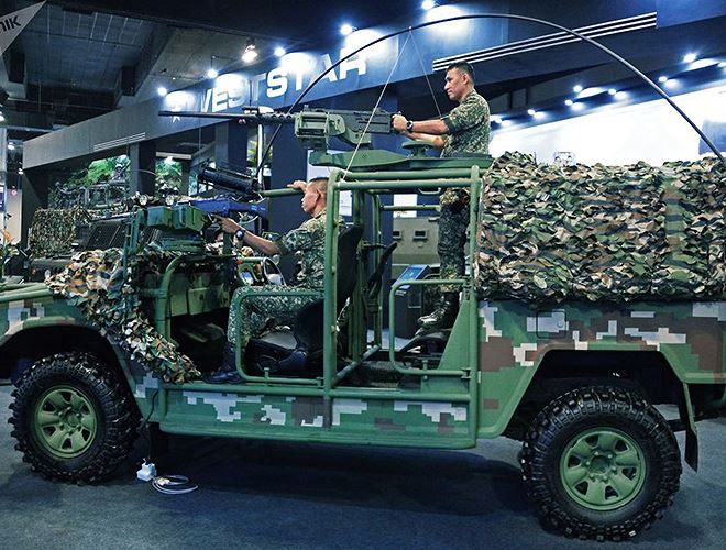 can canh dan vu khi tien tien tai trien lam quoc phong o malaysia