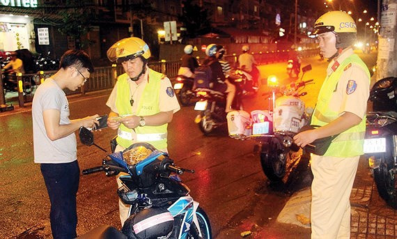 mo dot cao diem bao dam trat tu an toan giao thong