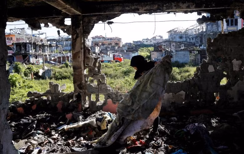 ket thuc cuoc chien o marawi nguoi dan philippines gan nhu tay trang khi tro ve nha