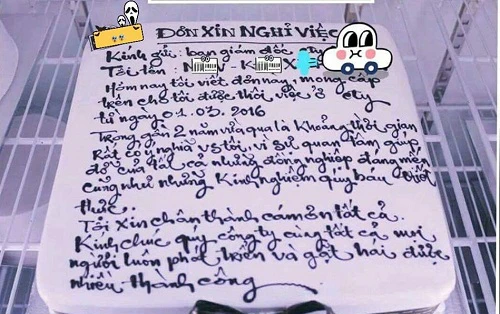 nhung la don xin nghi viec chat nhat viet nam