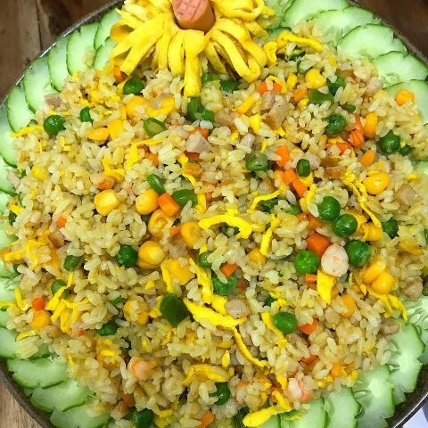 lam com rang thap cam cho bua sang hap dan