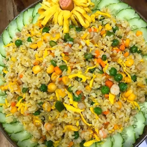 lam com rang thap cam cho bua sang hap dan