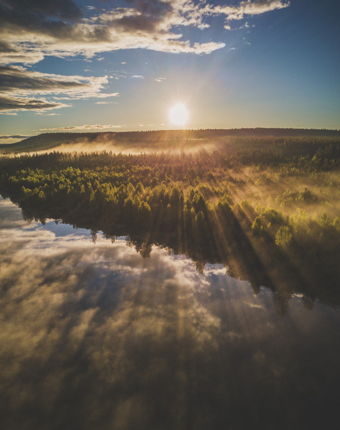 dao mua phan lan dep me hon nhin tu tren cao