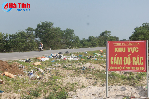 rac tan cong duong ve khu du lich thien cam