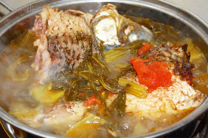 day chinh la bi quyet nau canh ca chep dua chua thom ngon