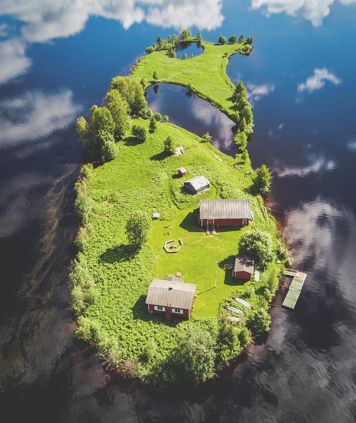 dao mua phan lan dep me hon nhin tu tren cao