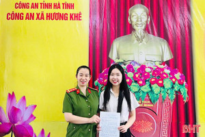 290 tân binh Hà Tĩnh sẵn sàng thực hiện nghĩa vụ Công an Nhân dân