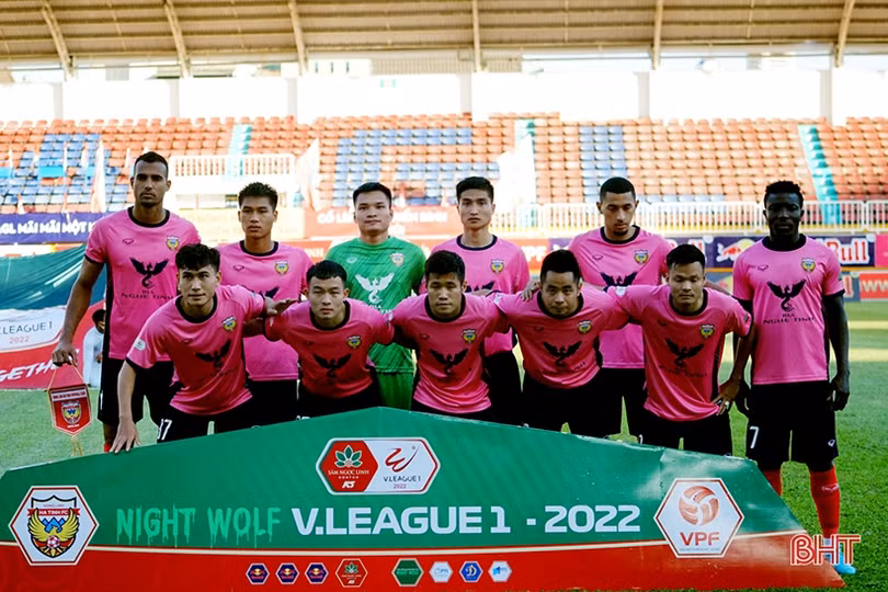 Hồng Lĩnh Hà Tĩnh có điểm số đầu tiên sau lượt 2 V.League 2022