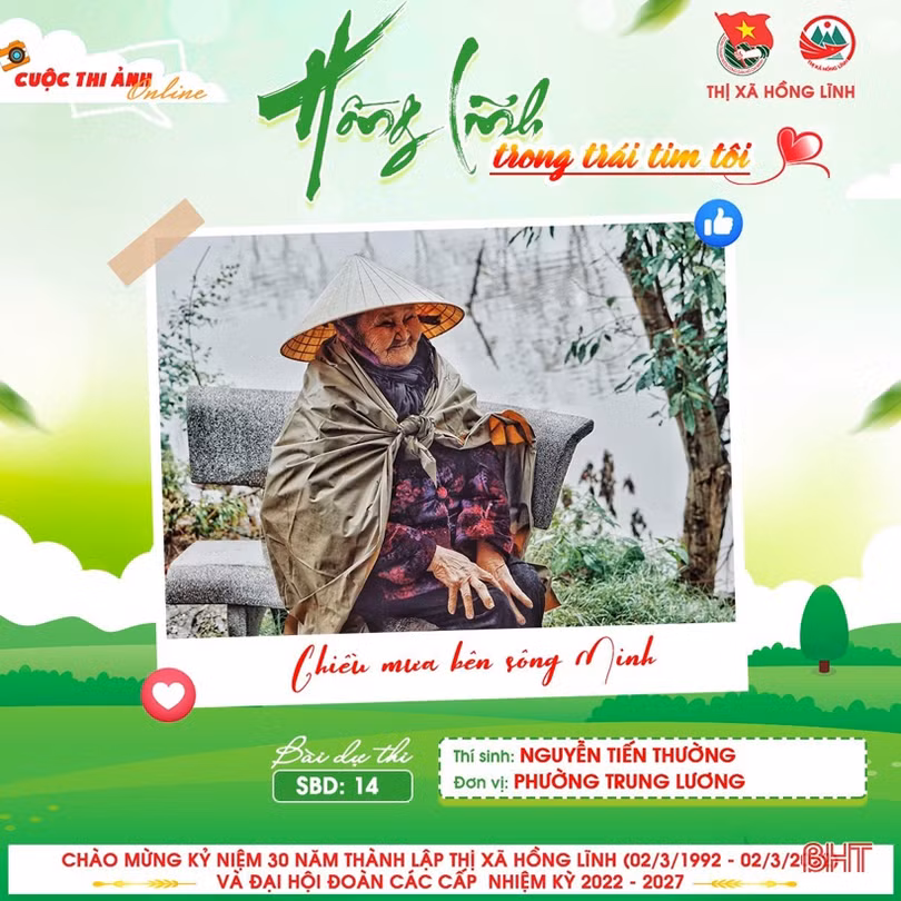 11 tác phẩm đạt giải Cuộc thi ảnh trực tuyến “Hồng Lĩnh trong trái tim tôi”