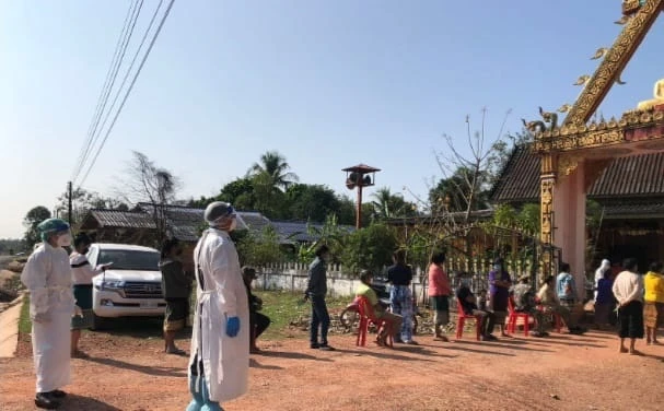 Lào chuẩn bị khả năng bùng phát biến thể Omicron