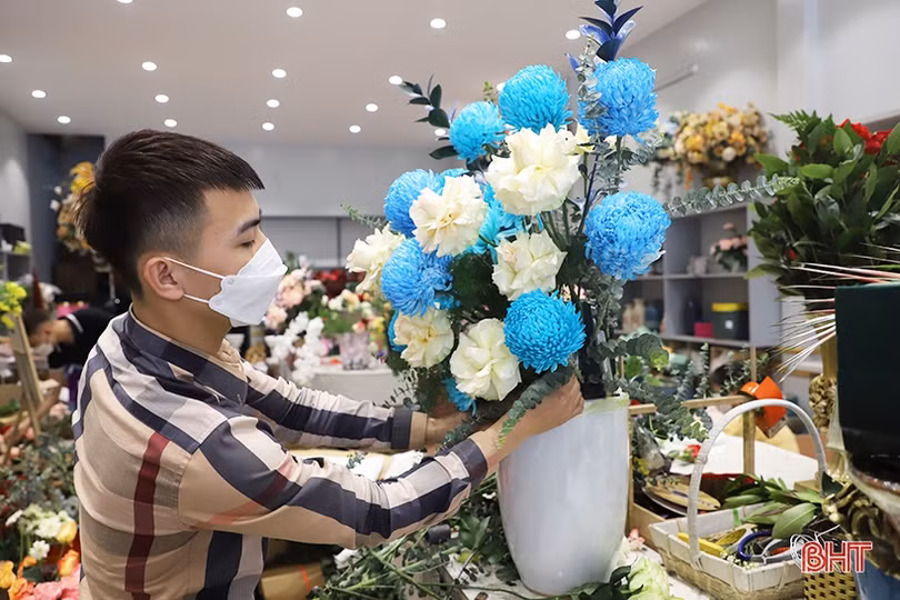 Dịp 8/3, hoa tươi ở Hà Tĩnh đắt khách