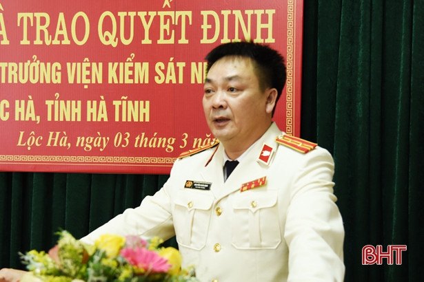 Ông Nguyễn Xuân Định được bổ nhiệm chức vụ Viện trưởng Viện KSND huyện Lộc Hà