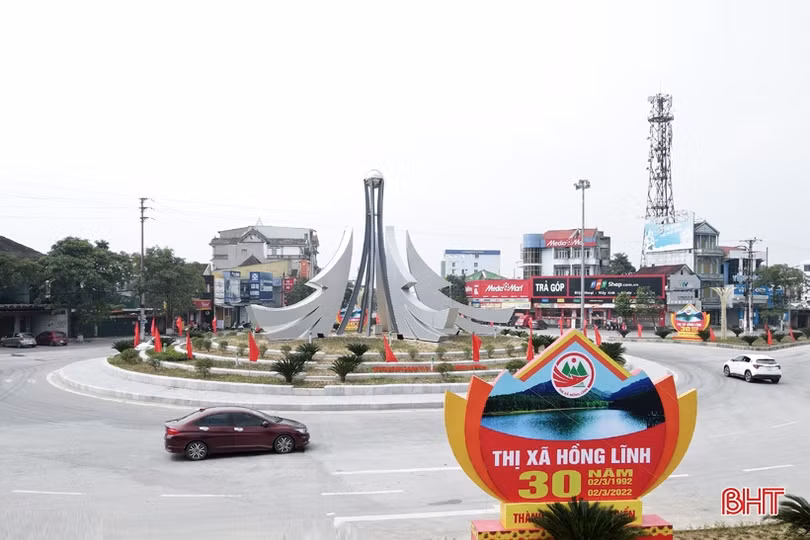 Ngắm phố phường Hồng Lĩnh bước vào tuổi 30