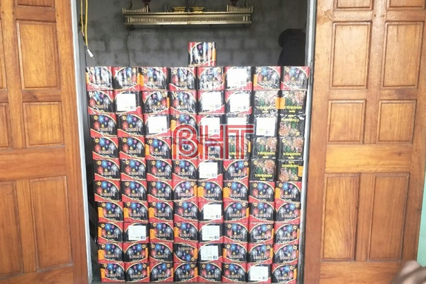 Phá vụ án tàng trữ pháo hoa nổ trái phép với số lượng lớn ở Cẩm Xuyên