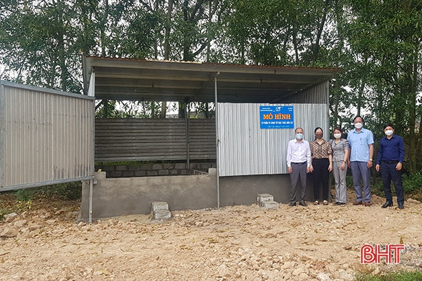 Chợ đầu tiên ở Cẩm Xuyên xử lý rác làm phân vi sinh