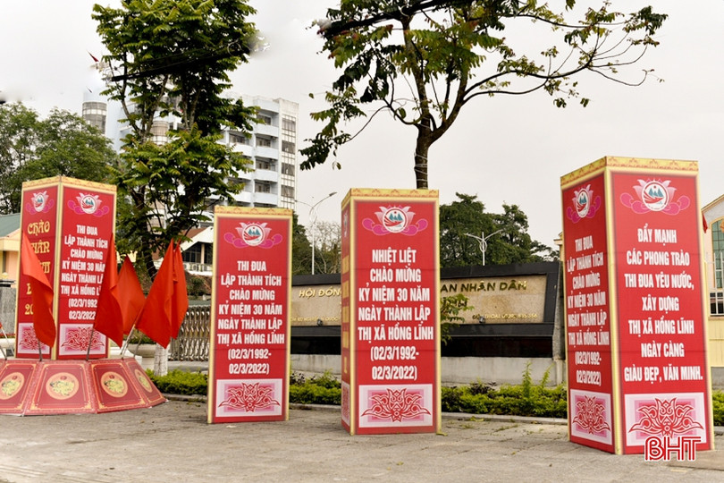 Ngắm phố phường Hồng Lĩnh bước vào tuổi 30