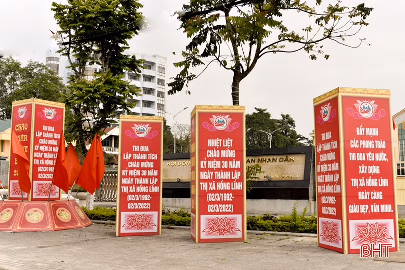 Ngắm phố phường Hồng Lĩnh bước vào tuổi 30