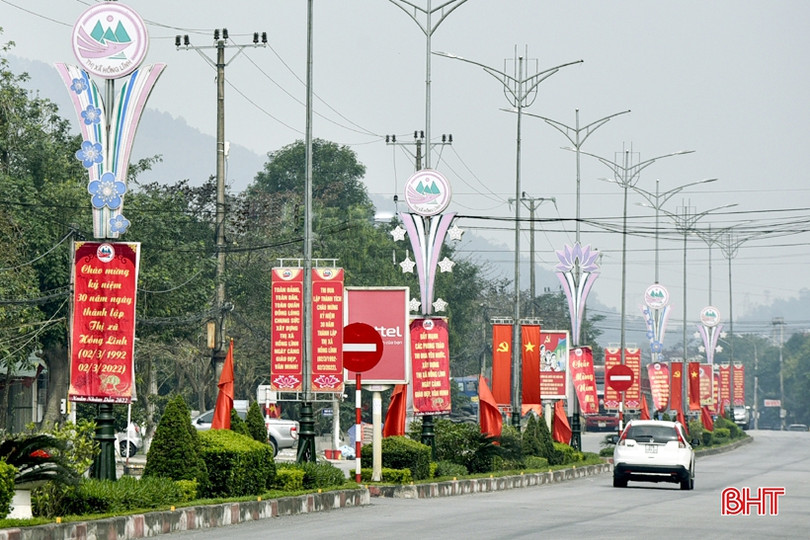 Ngắm phố phường Hồng Lĩnh bước vào tuổi 30