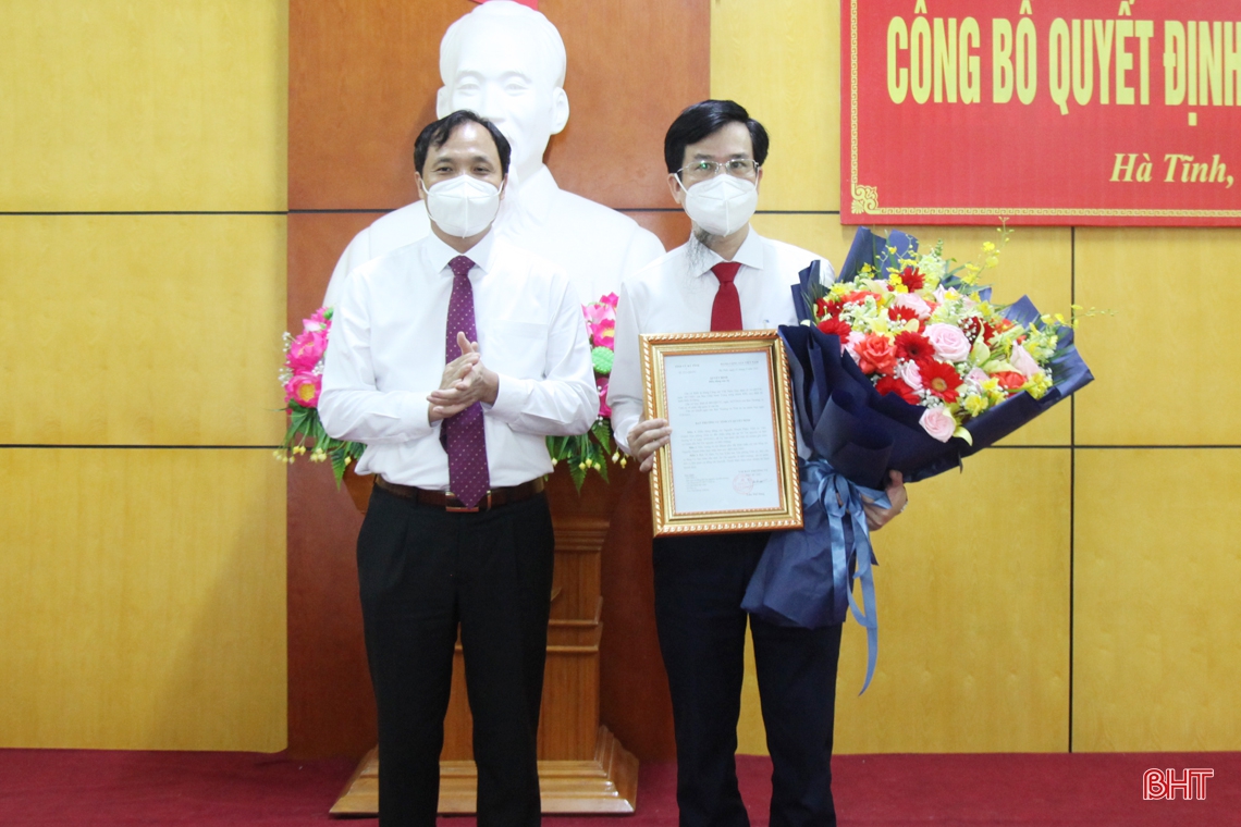 Chánh Văn phòng Tỉnh ủy Nguyễn Thanh Điện giữ chức Giám đốc Sở TN&MT Hà Tĩnh