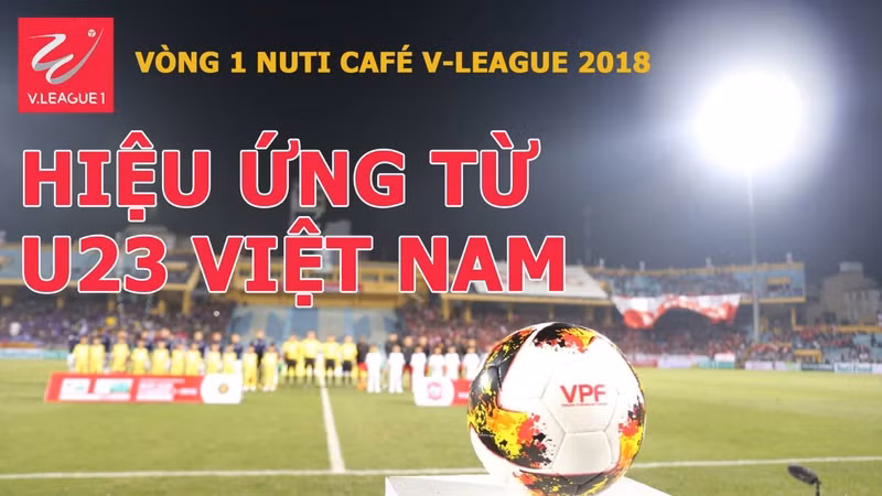 khan gia v league da den san nhung sao u23 viet nam im lang