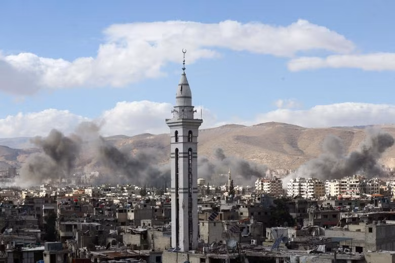 song trong so hai o dong ghouta syria