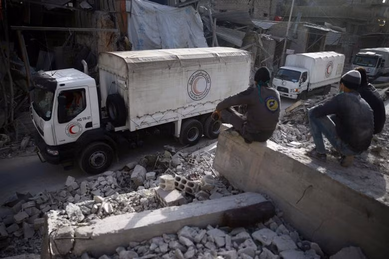 song trong so hai o dong ghouta syria