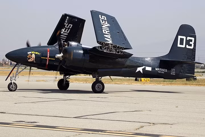 suc manh cua sieu pham may bay tiem kich grumman tigercat